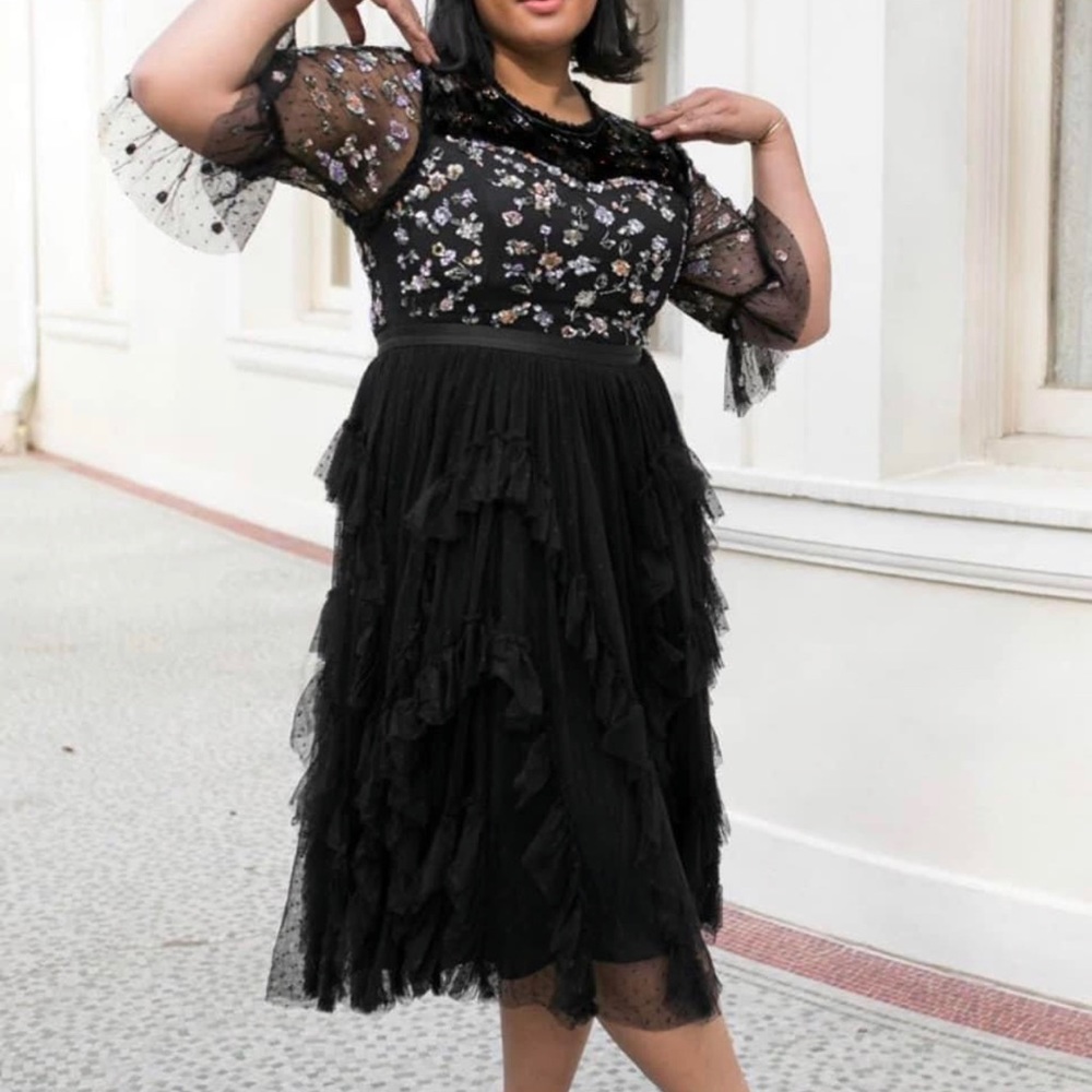 Ivy City Co Paris in Black Dress BNWOT